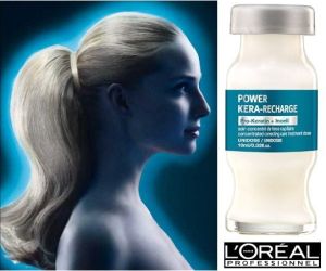 Възстановяваща ампула - концентрат за накъсана и изтощена коса L`oreal Professionnel - Pro Keratin Refill 10 мл.