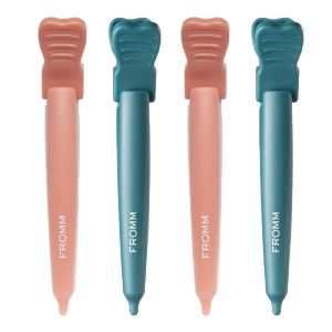 Щипки за фиксация и стилизиране на коса Fromm Soft Matte Gator Clips 4-pack - pink/blue
