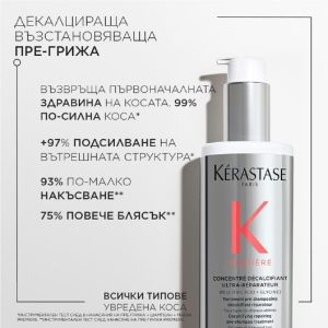 Декалцираща възстановяваща пре-грижа за увредена коса Kerastase Premiére Concentré Décalcifiant Ultra-Réparateur 250ml