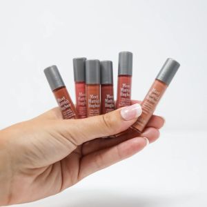Комплект дълготрайни течни мини червила theBalm Meet Matte Hughes Mini Kit  Miss Nude York 