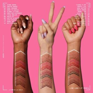 Нюд молив за устни с масло от жожоба и витамин Е NYX Lipliner Line Loud Longwear
