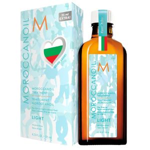 Лимитирано мароканско арганово масло за тънки коси Moroccanoil Light - Eurovision 125мл.