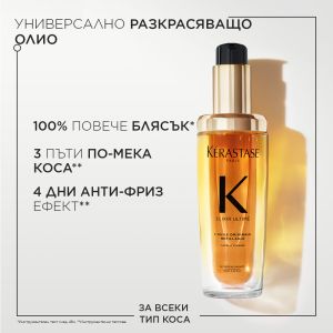 Еликсир с натурални масла за всеки тип коса Kerastase Elixir Ultime L'Huile Originale Refillable Hair Oil 75ml