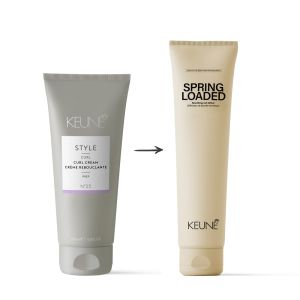 Крем за оформяне на къдрици с термозащита и средна фиксация Keune Style Spring Loaded 150ml