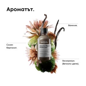 Шампоан и серум за увредена плътна коса Loreal Professionnel Absolut Repair Molecular Kit 2024