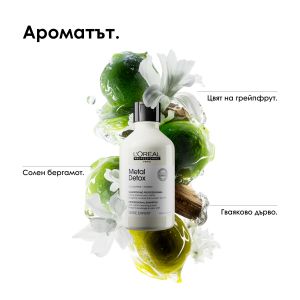 Лимитирана подаръчна кутия за предпазване на цвета на боядисаната коса Loreal Professionnel Metal Detox 