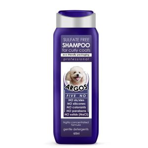 Безсулфатен шампоан за къдрава козина за кучета ARGOS Shampoo For Curly Coats 400ml