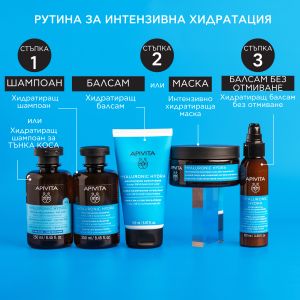 Хидратиращ шампоан Apivita Moisturizing Shampoo 250ml