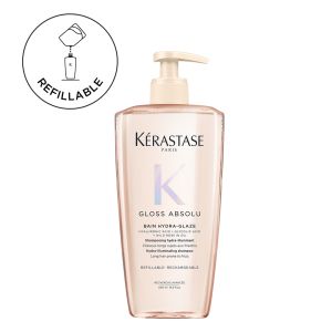 Гланциращ шампоан за гладка и сияйна коса Kerastase Gloss Absolu Bain Hydra-Glaze Shampoo 500ml