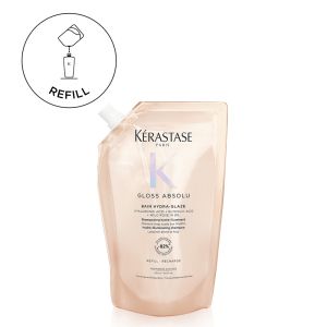 Пълнител за шампоан за гладка и сияйна коса Kerastase Gloss Absolu Bain Hydra-Glaze Shampoo Refill 500ml