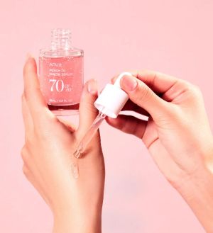 Серум за сияйна и стъклена кожа с праскова и ниацинамид ANUA Peach 70% Niacinamide Serum 30ml