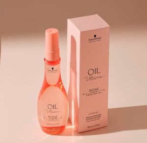 Успокояващо финиш масло от роза стресирана тънка коса Schwarzkopf Professional Oil Ultime Rose Finishing Oil 100ml