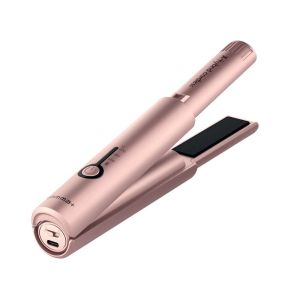 Безкабелна мини-преса за коса GAMMA+ X-HYBRID CORDLESS – Cordless Mini Hair Straightener розова