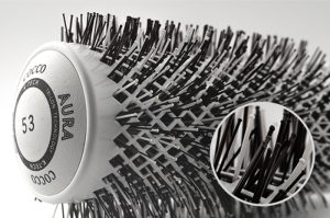 Комплект 4 професионални четки за коса COCCO AURA BRUSH SET бели