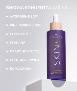 Антицелулитен стягащ серум Cocosolis Skin+ Anti-Cellulite Serum 100 ml