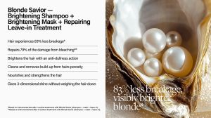 Озаряваща маска за незабавно възстановяване на изрусена коса Keune Care Blonde Savior Brightening Mask 250ml