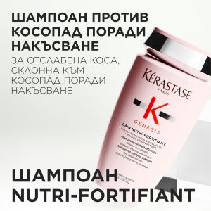 Подсилващ шампоан против косопад за суха плътна коса Kerastase Genesis Nutri-Fortifiant 250ml