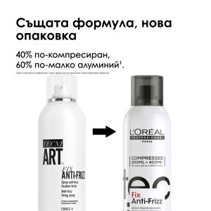 Спрей анти-фриз със средна фиксация Loreal Tecni Art Fix Anti-Frizz Spray 250ml