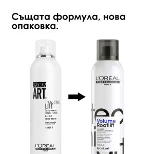 Спрей-пяна за обем в корените със средна фиксация Loreal Tecni Art Volume Volume Rootlift Mousse 250ml