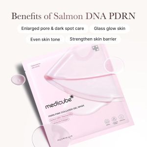 Колагенова маска с PDRN за стегната сияйна кожа Medicube PDRN Pink Collagen Gel Mask 4х28g