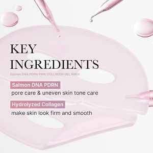 Колагенова маска с PDRN за стегната сияйна кожа Medicube PDRN Pink Collagen Gel Mask 4х28g