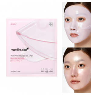 Колагенова маска с PDRN за стегната сияйна кожа Medicube PDRN Pink Collagen Gel Mask 4х28g