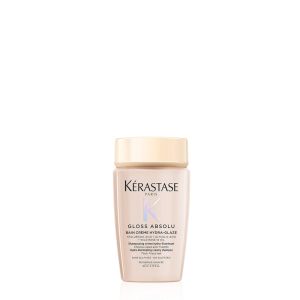 Гланциращ крем шампоан за плътна непокорна коса Kerastase Gloss Absolu Bain Creme Hydra-Glaze Shampoo Travel Size 80ml