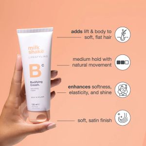Крем за обем и плътност за фина безжизнена коса milk_shake Lifestyling Bodifying Cream 125ml