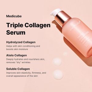 Колагенов серум за изглаждане, уплътняване и хидратиране на кожата Medicube Triple Collagen Serum 4.0 55ml