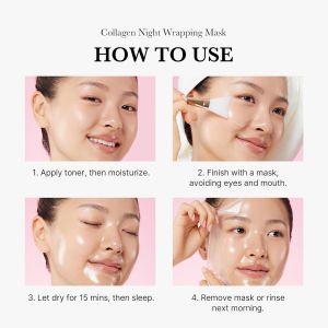 Нощна колагенова маска за изгладена и свежа кожа Medicube Collagen Night Wrapping Mask 75ml