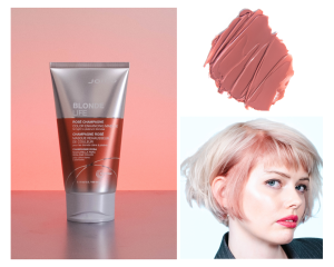 маска с розово/прасковени пигменти за руса коса Joico Blonde Life Color Enhancing Masque Rose Champagne 150ml