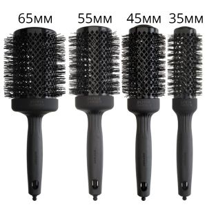 Четка за изсушаване с керамично покритие Olivia Garden Expert Blowout Shine Black