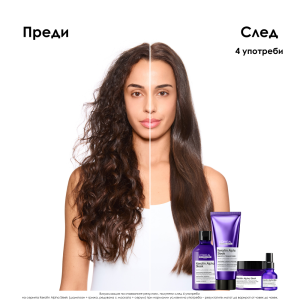Професионален шампоан за интензивно изглаждане и контрол Loreal Professionnel Keratin Alpha Sleek Shampoo 300ml