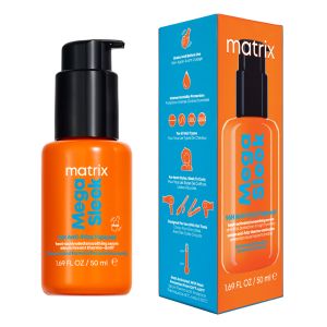 Термозащитен изглаждащ 96-часов анти-фриз серум за коса Matrix Mega Sleek 96H Anti-Frizz Topcoat  50ml