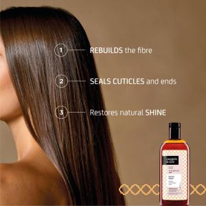 Възстановяващ шампоан с кератин за изтощена коса NuggelaSule Polynesia Keratin Premium Shampoo 250ml