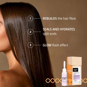 Възстановяваща ампула с кератин за увредена коса NuggelaSule Keratin-Hyaluronic Ampoules 10ml