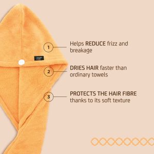 Мека микрофибърна кърпа за коса NuggelaSule Balinese Towel Wrap