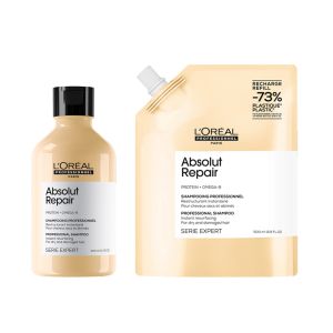 Пълнител за възстановяващ шампоан за много изтощена коса Loreal Professionnel Absolut Repair Gold Shampoo Refill 500ml