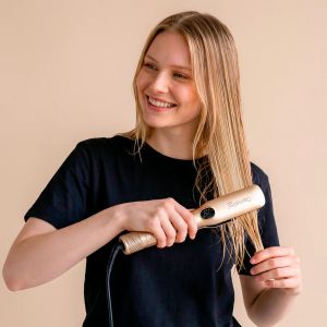 2-в-1 изсушаваща преса – сушене и изправяне в един уред Demeliss LISS & DRY