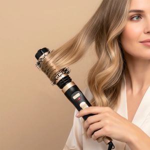 Въртяща се четка с горещ въздух за издухване и обем Demeliss Salon Blow Brush 