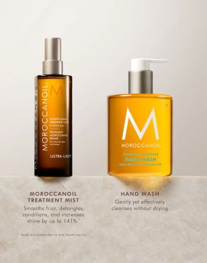 Комплект за коса и ръце с арганово масло Moroccanoil Hair & Hand Heroes Set Mist