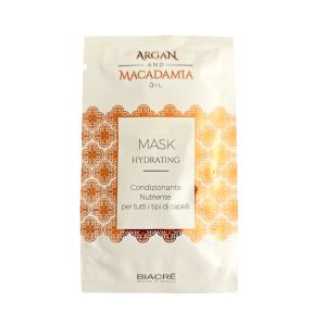Хидратираща маска с арган и макадамия за всеки тип коса Biacre Argan & Macadamia Mask Hydrating 10ml