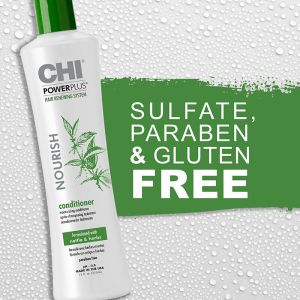 Балсам за подхранване и заздравяване на изтъняваща коса CHI Power Plus Nourish Conditioner 355ml