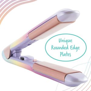 Мултифункционална преса за изправяне и къдрици CHI Vibes On The Edge 1″ Curved Hairstyling Iron 