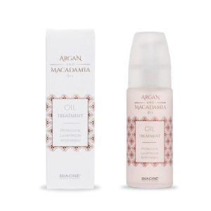 Подхранващо олио с арган и макадамия за блясък и мекота Biacre Argan & Macadamia Oil Treatment 100 ml