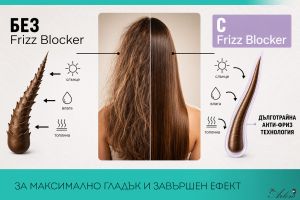 4-стъпкова терапия за възстановяване, ламиниране и ефект стъклена коса Be Teknic Be Botox Extreme & Frizz Blocker Routine