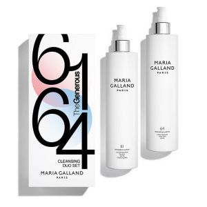 Лимитиран XL комплект за нежно почистване и тонизиране Maria Galland 61XL & 64XL Duo Démaquillant 2x400ml