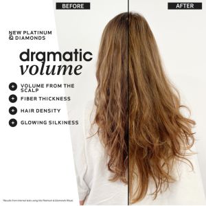 Възстановяващ балсам за обем и диамантен блясък за фина коса Miriam Quevedo Platinum & Diamonds Volume Conditioner 250ml