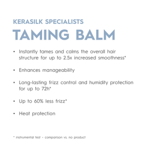 Изглаждащ балсам за непокорна и хвърчаща коса без отмиване Kerasilk Specialists Taming Balm 75ml