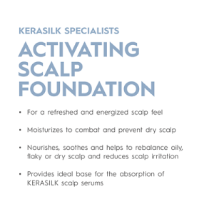 Активираща микро-пяна за балансиране и хидратиране на скалпа Kerasilk Specialists Activating Scalp Foundation 110ml